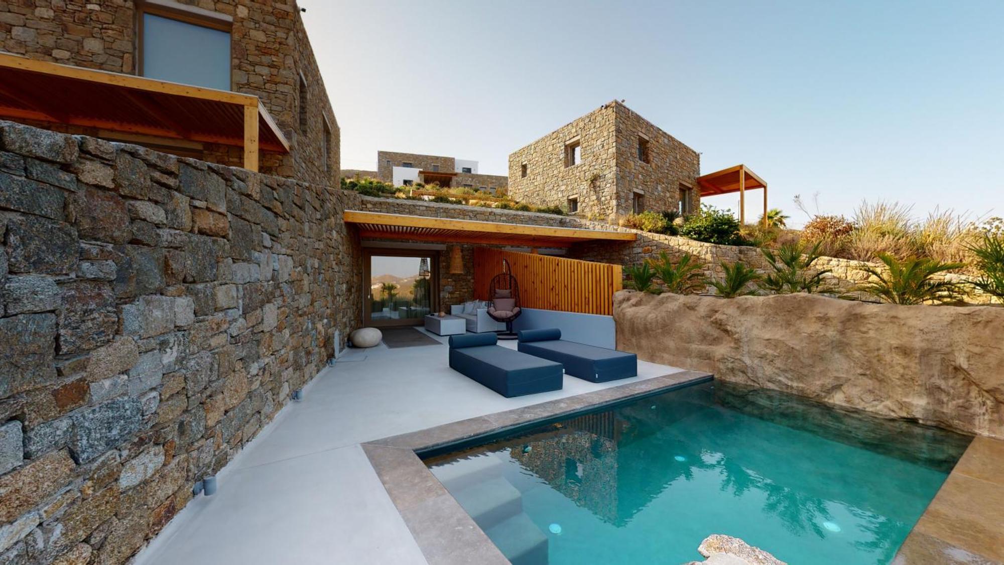 Nasta Suites & Villas Intentional Living Mykonos Panormos  ภายนอก รูปภาพ